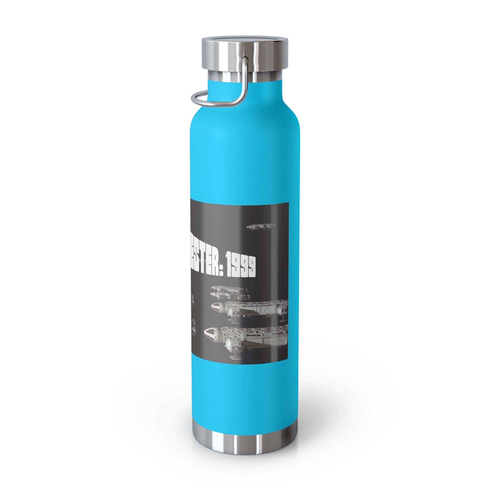 Manchester Graphic Insulated Water Bottle — 22oz Copper Vacuum Flask - Style 'B'