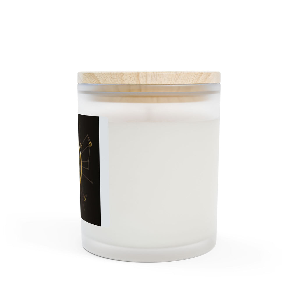 Frosted 11oz Celebration Candle — “50” Gold Anniversary Design - Style 'B'