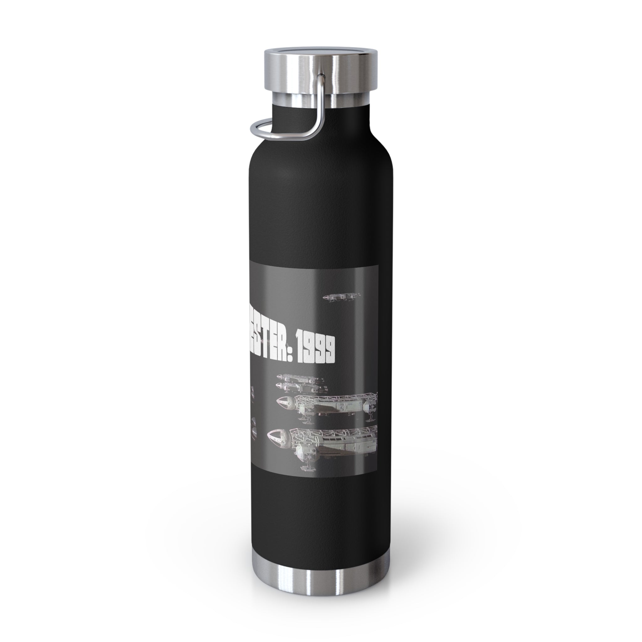 Manchester Graphic Insulated Water Bottle — 22oz Copper Vacuum Flask - Style 'B'