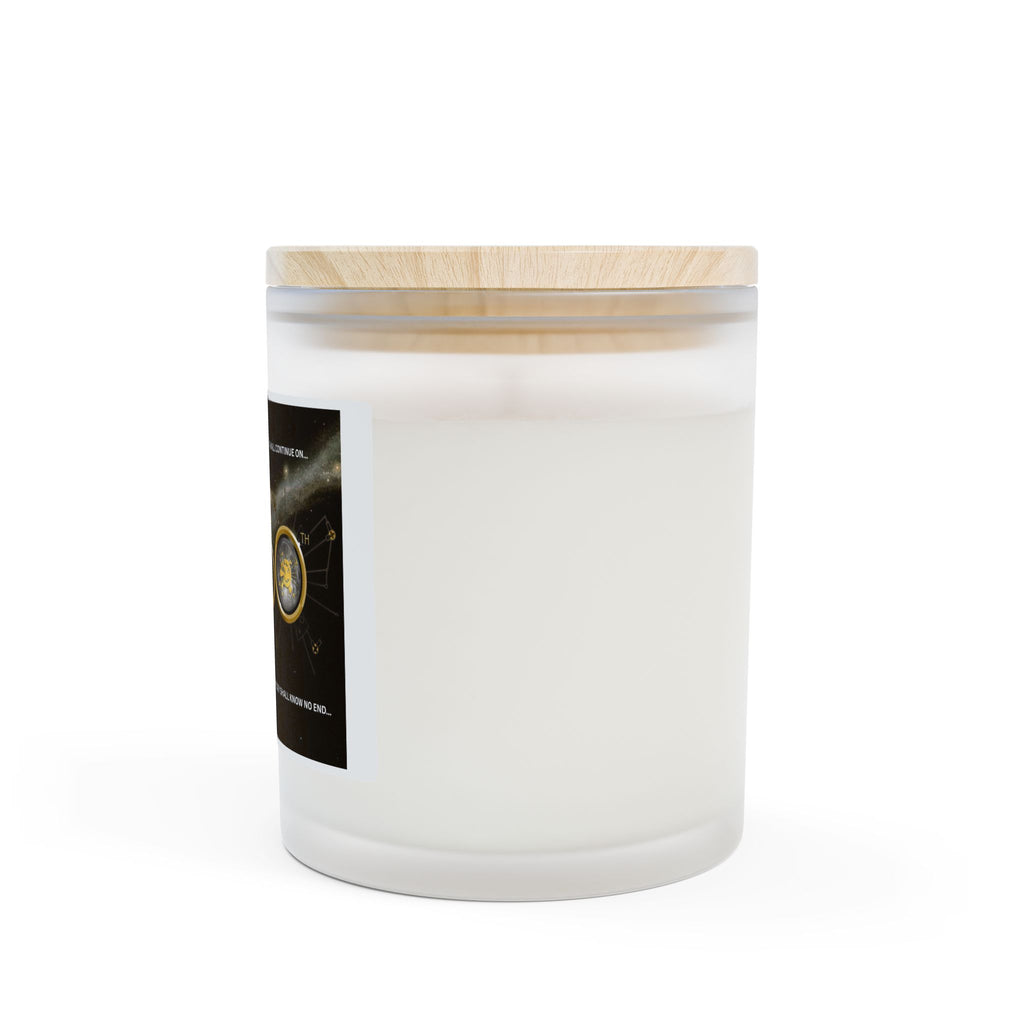 Frosted 11oz Celebration Candle — “50” Gold Anniversary Design - Style 'A'