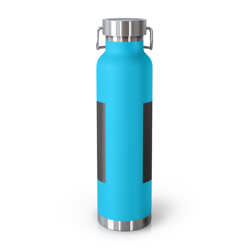Manchester Graphic Insulated Water Bottle — 22oz Copper Vacuum Flask - Style 'A'