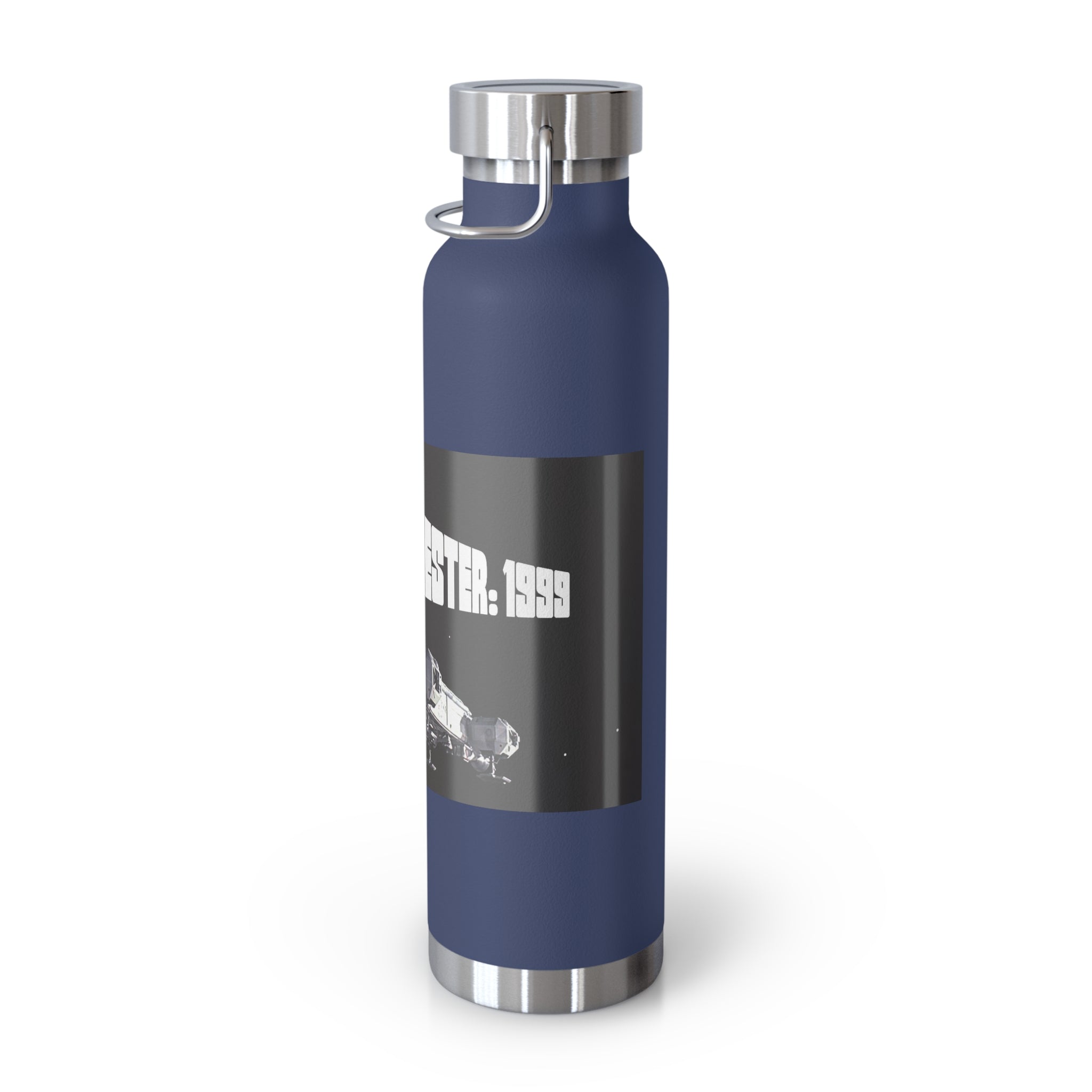 Manchester Graphic Insulated Water Bottle — 22oz Copper Vacuum Flask - Style 'A'