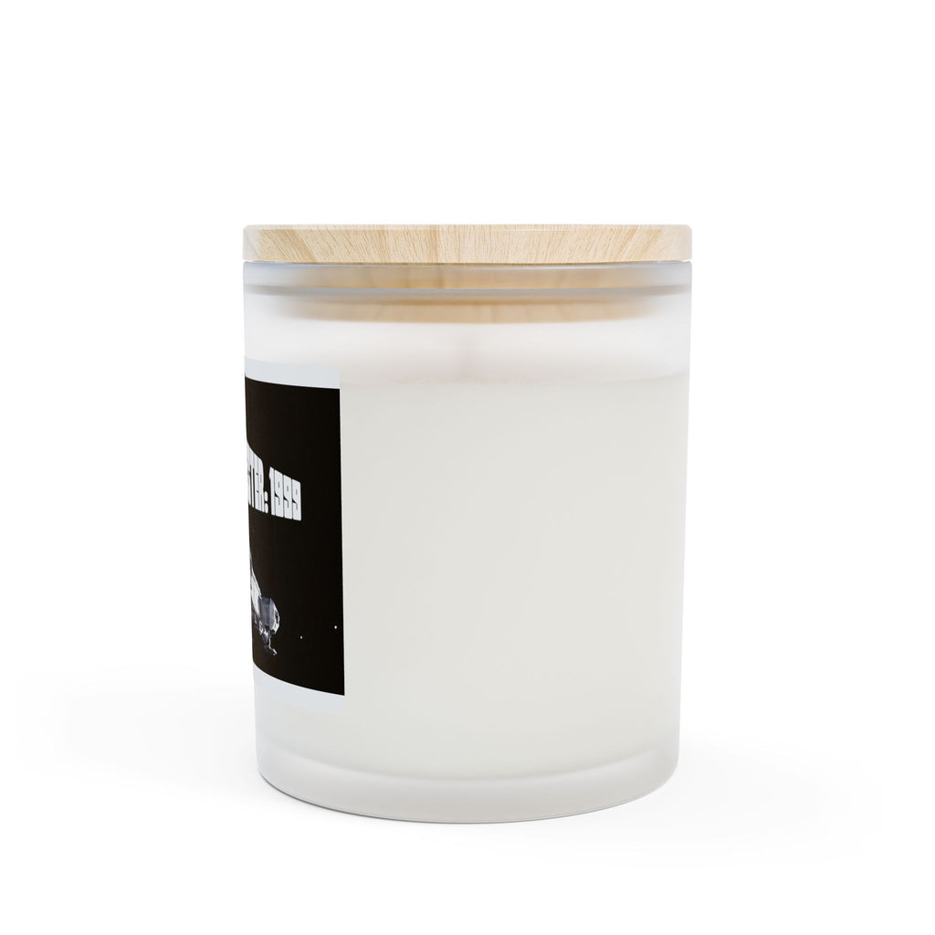 Frosted 11oz Celebration Candle — “50” Gold Anniversary Design - Style 'C'
