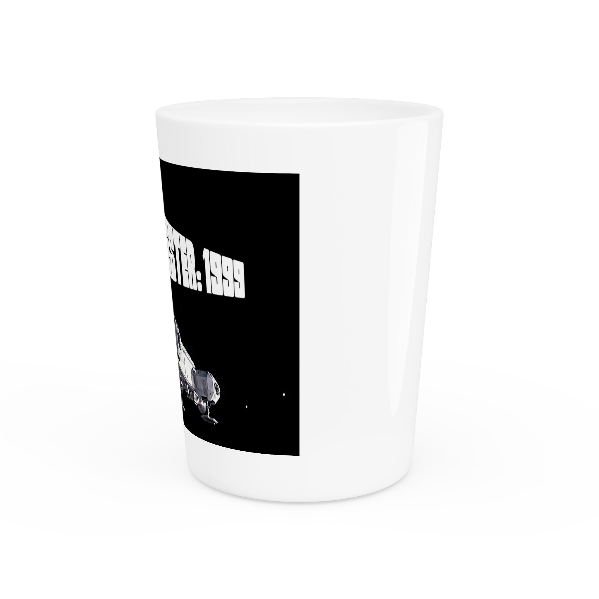 Manchester: 1999 Spacecraft Shot Glass - Style 'A'