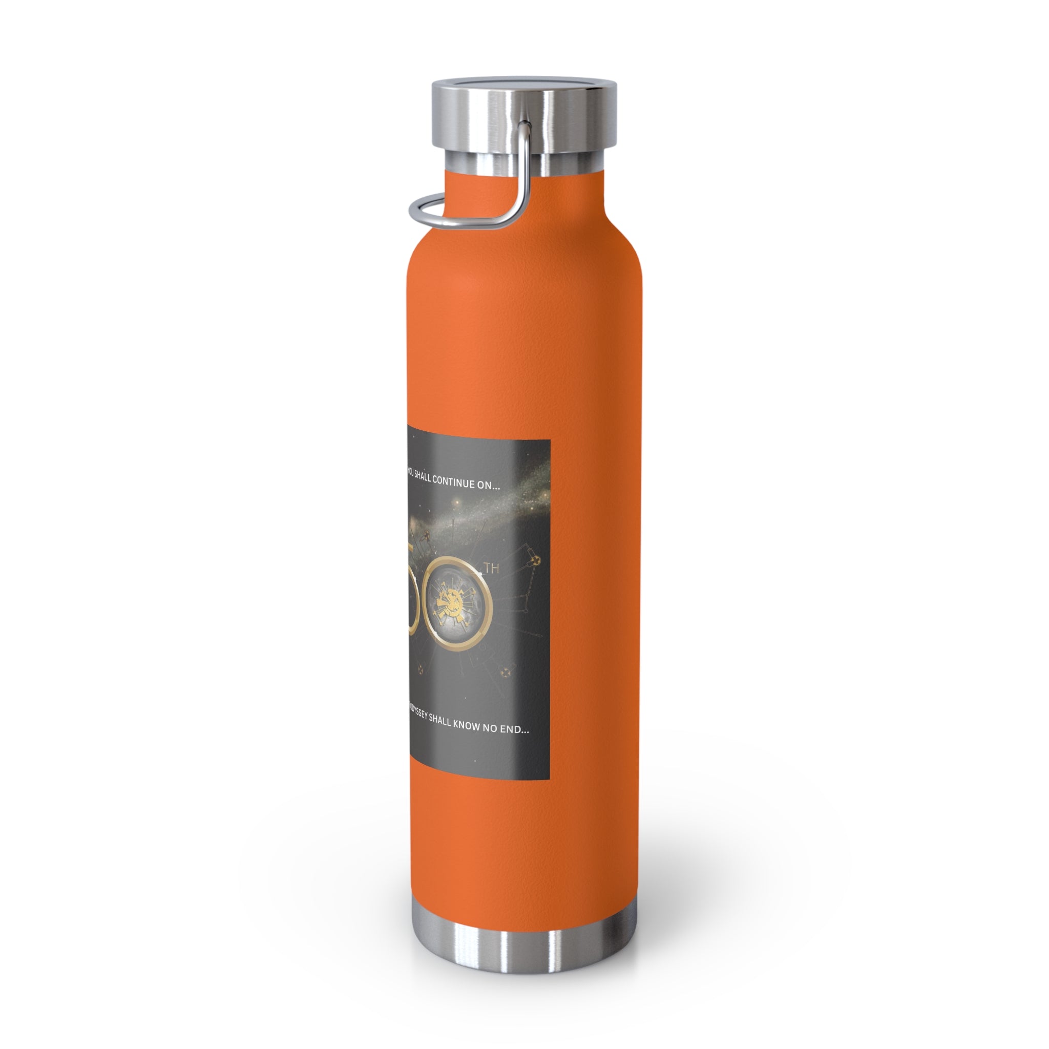 Manchester Graphic Insulated Water Bottle — 22oz Copper Vacuum Flask - Style 'C'