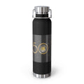 Manchester Graphic Insulated Water Bottle — 22oz Copper Vacuum Flask - Style 'D'