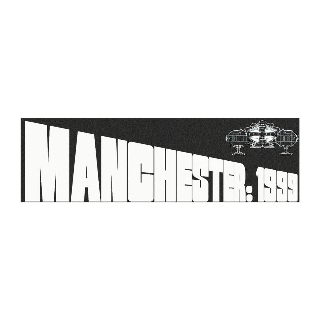 Manchester 1999 Car Magnet — Retro City Pride Bumper Sticker