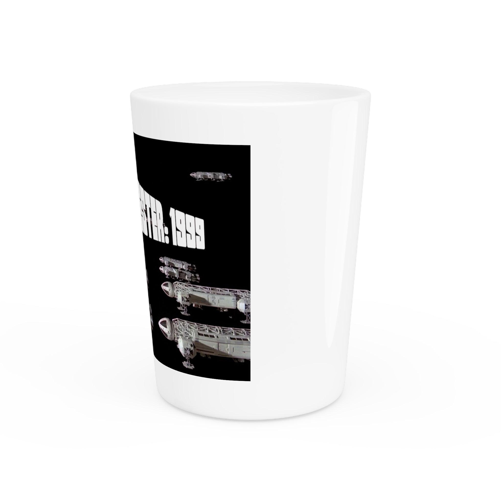 Manchester: 1999 Spacecraft Shot Glass - Style 'B'