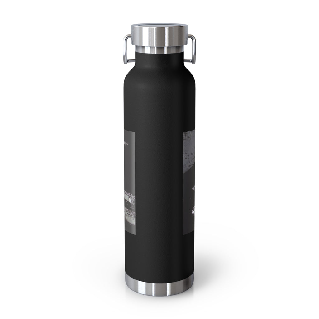 Manchester Graphic Insulated Water Bottle — 22oz Copper Vacuum Flask - Style 'B'