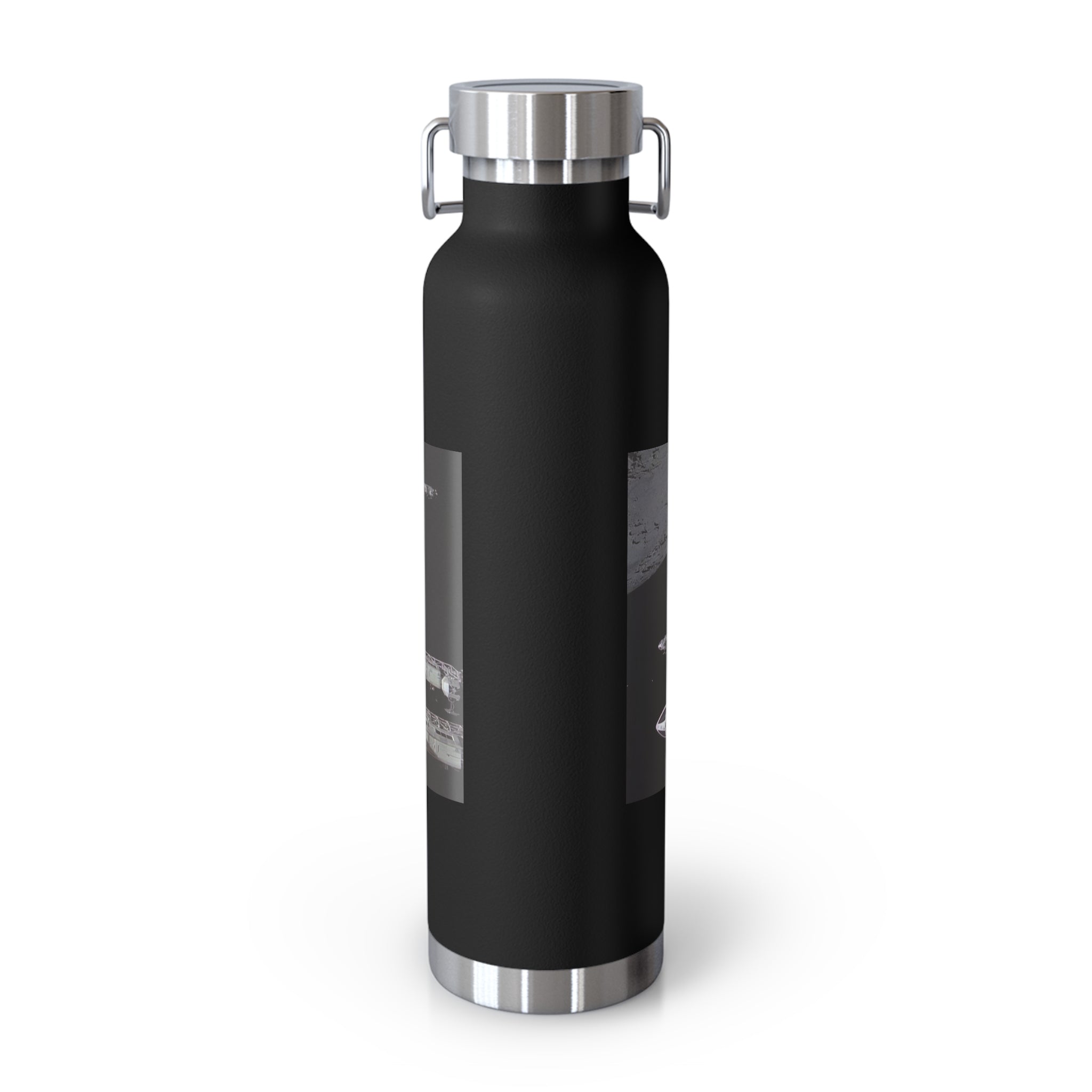 Manchester Graphic Insulated Water Bottle — 22oz Copper Vacuum Flask - Style 'B'