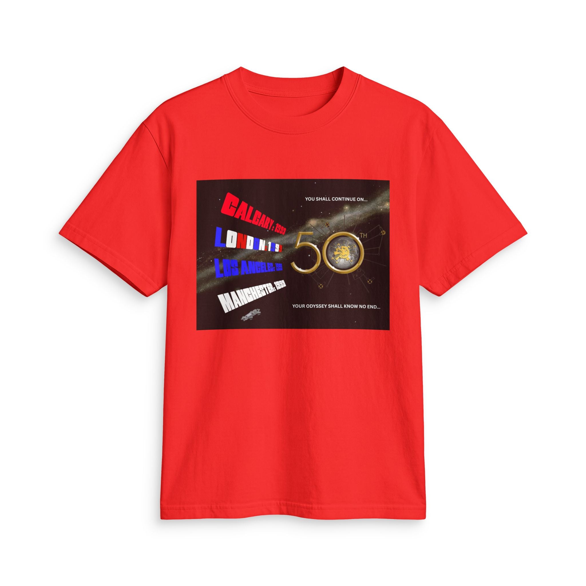 Manchester 1999 50th Anniversary T-Shirt - Style 'D'