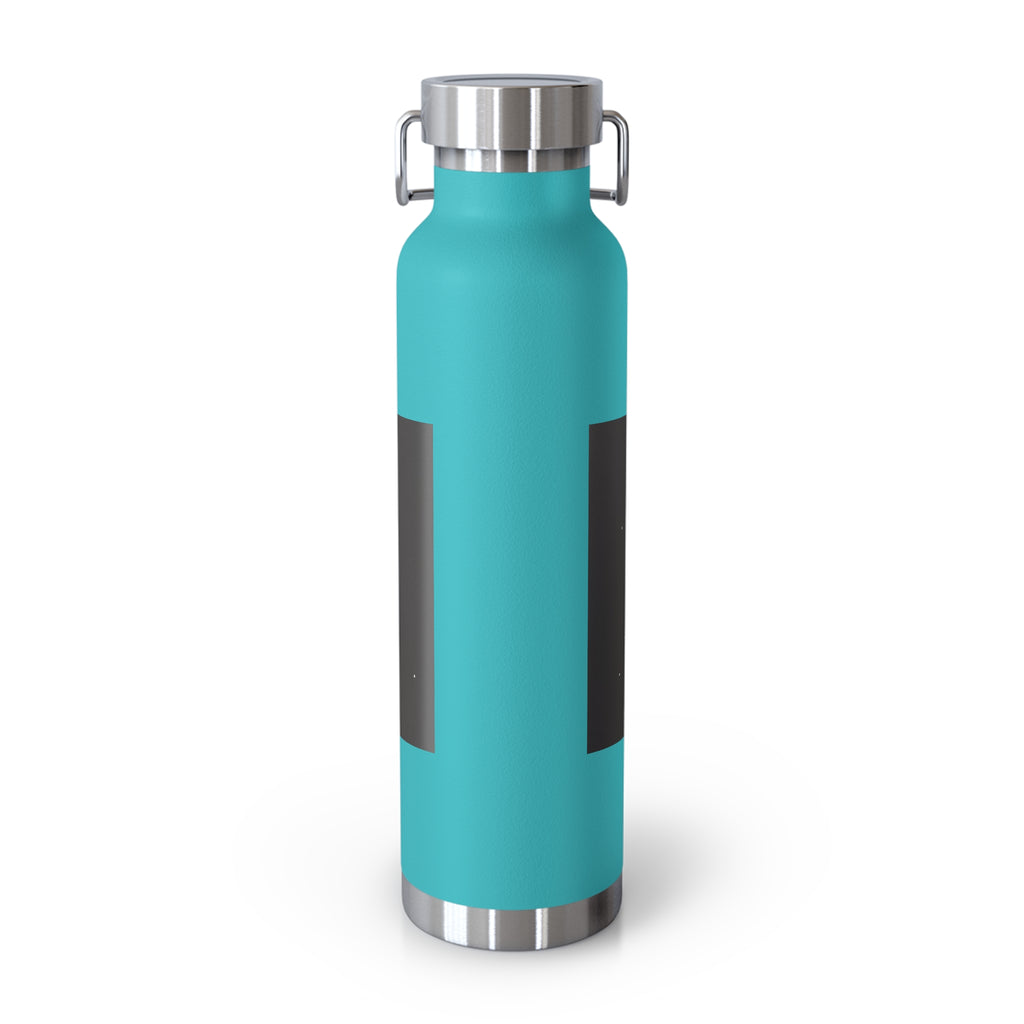 Manchester Graphic Insulated Water Bottle — 22oz Copper Vacuum Flask - Style 'A'