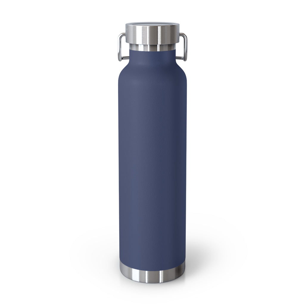 Manchester Graphic Insulated Water Bottle — 22oz Copper Vacuum Flask - Style 'C'