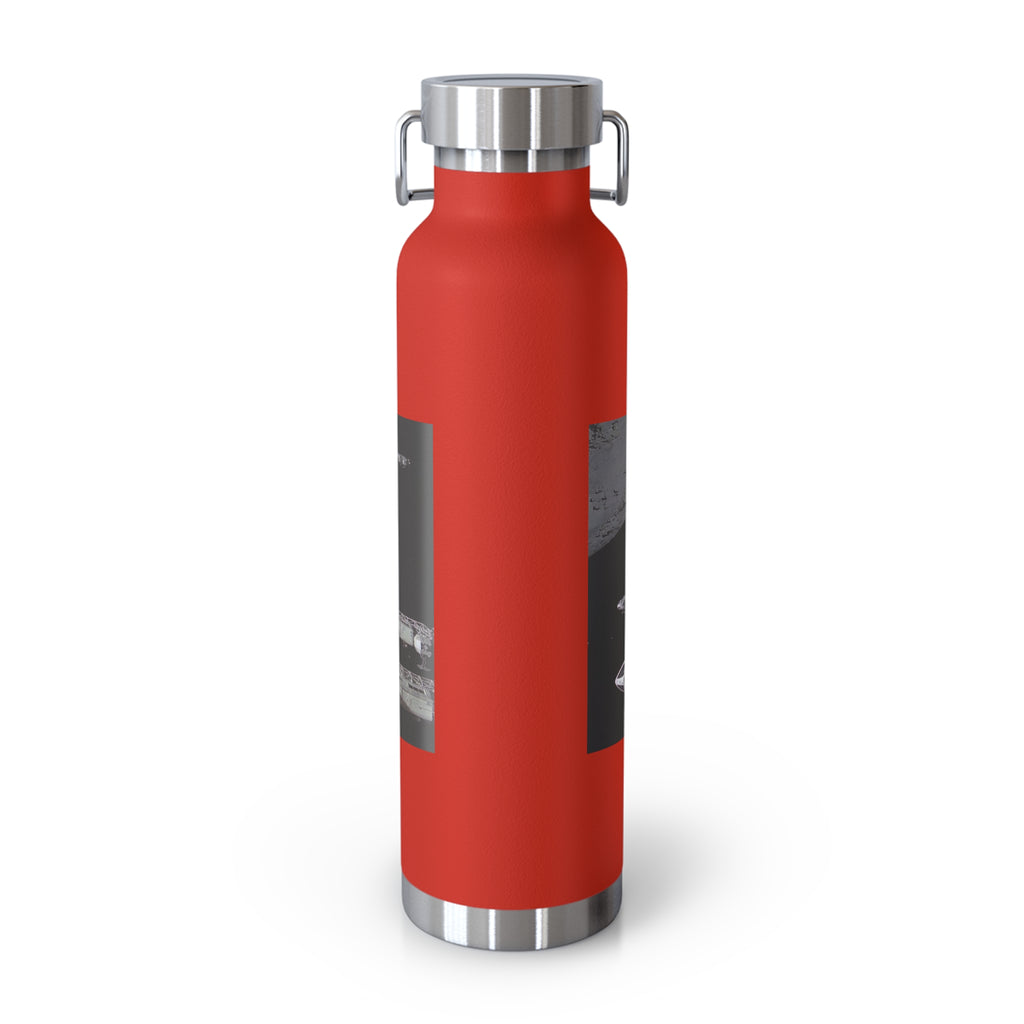 Manchester Graphic Insulated Water Bottle — 22oz Copper Vacuum Flask - Style 'B'