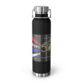 Manchester Graphic Insulated Water Bottle — 22oz Copper Vacuum Flask - Style 'C'