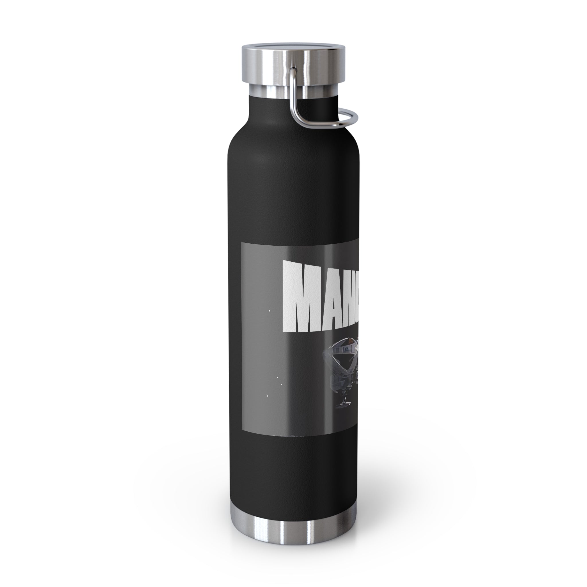 Manchester Graphic Insulated Water Bottle — 22oz Copper Vacuum Flask - Style 'A'