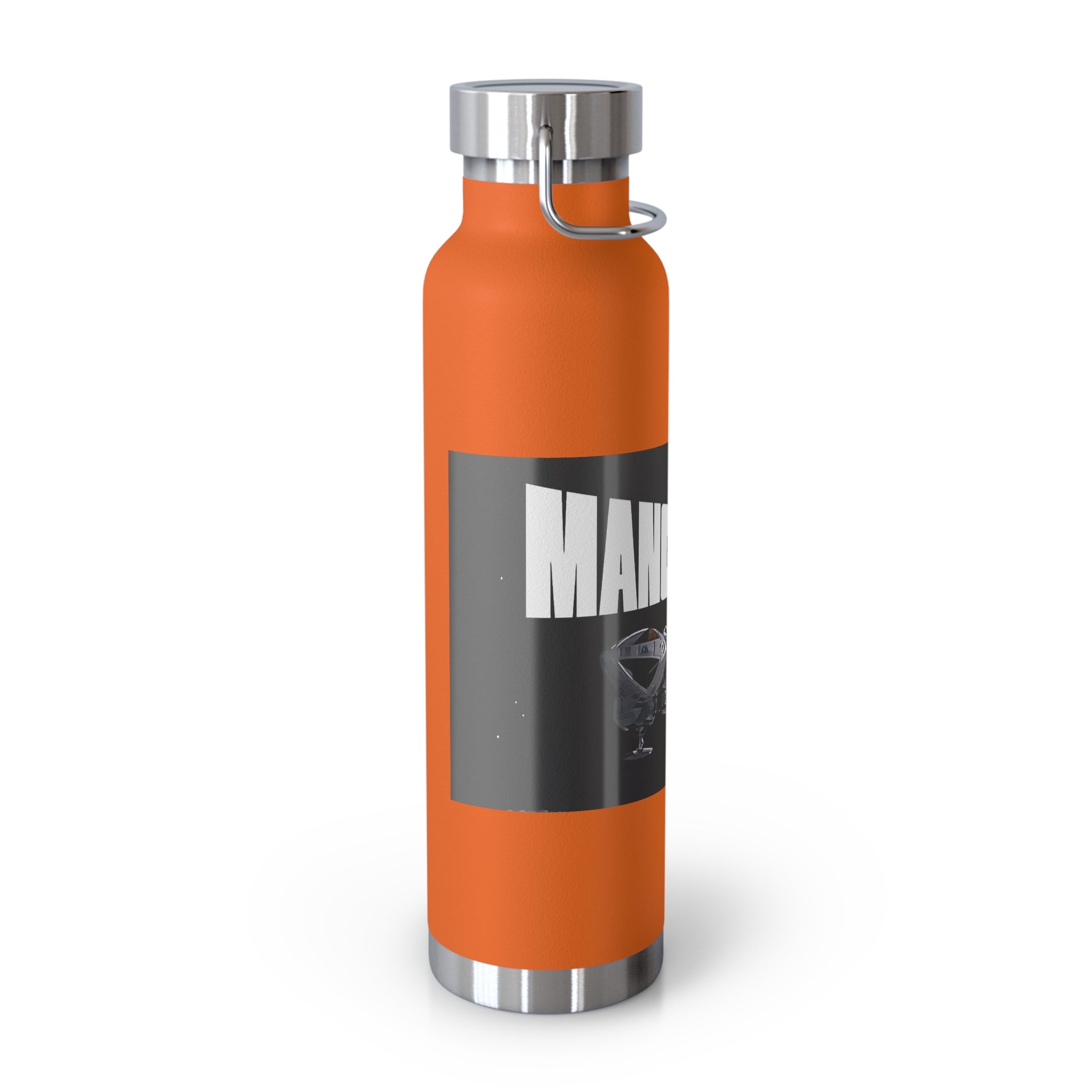 Manchester Graphic Insulated Water Bottle — 22oz Copper Vacuum Flask - Style 'A'