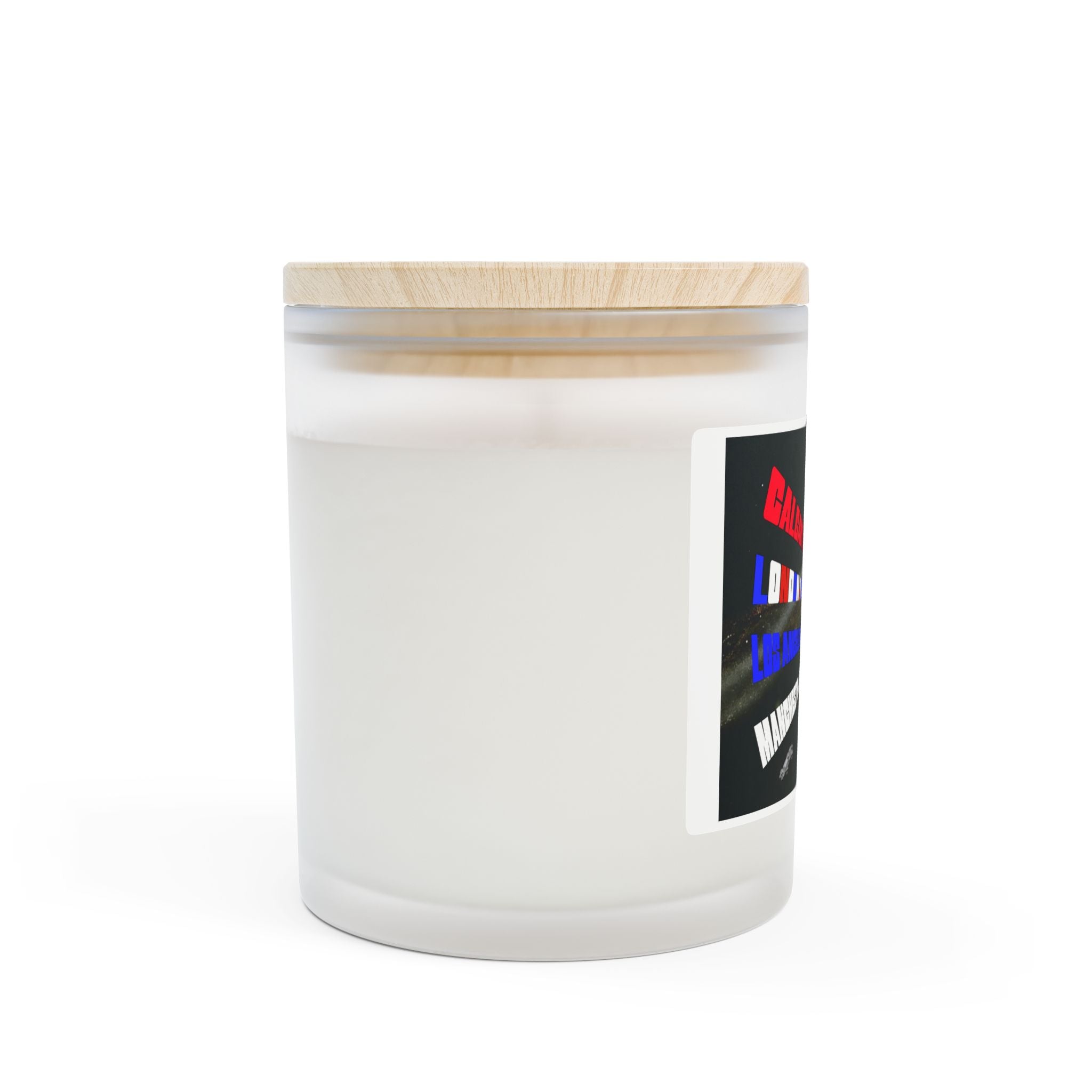 Frosted 11oz Celebration Candle — “50” Gold Anniversary Design - Style 'A'