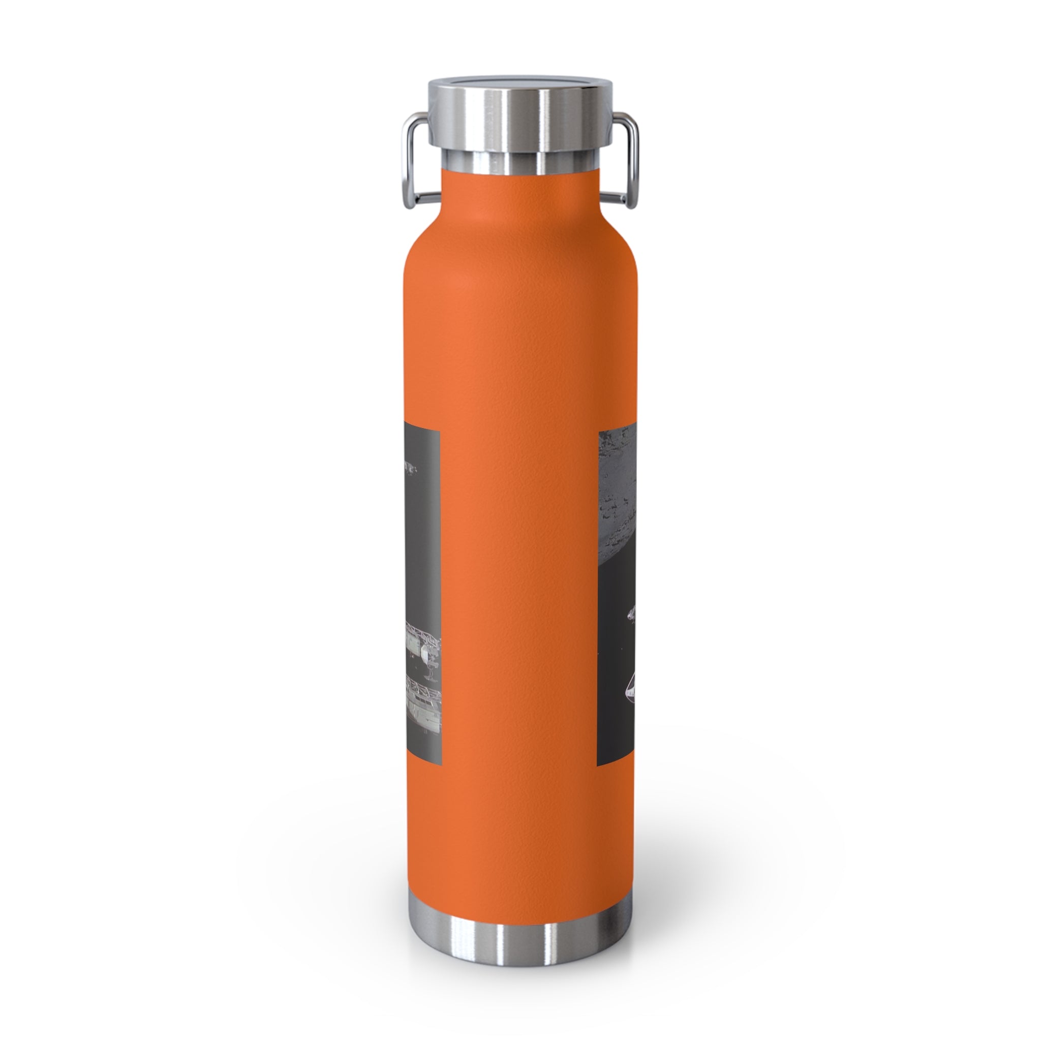 Manchester Graphic Insulated Water Bottle — 22oz Copper Vacuum Flask - Style 'B'