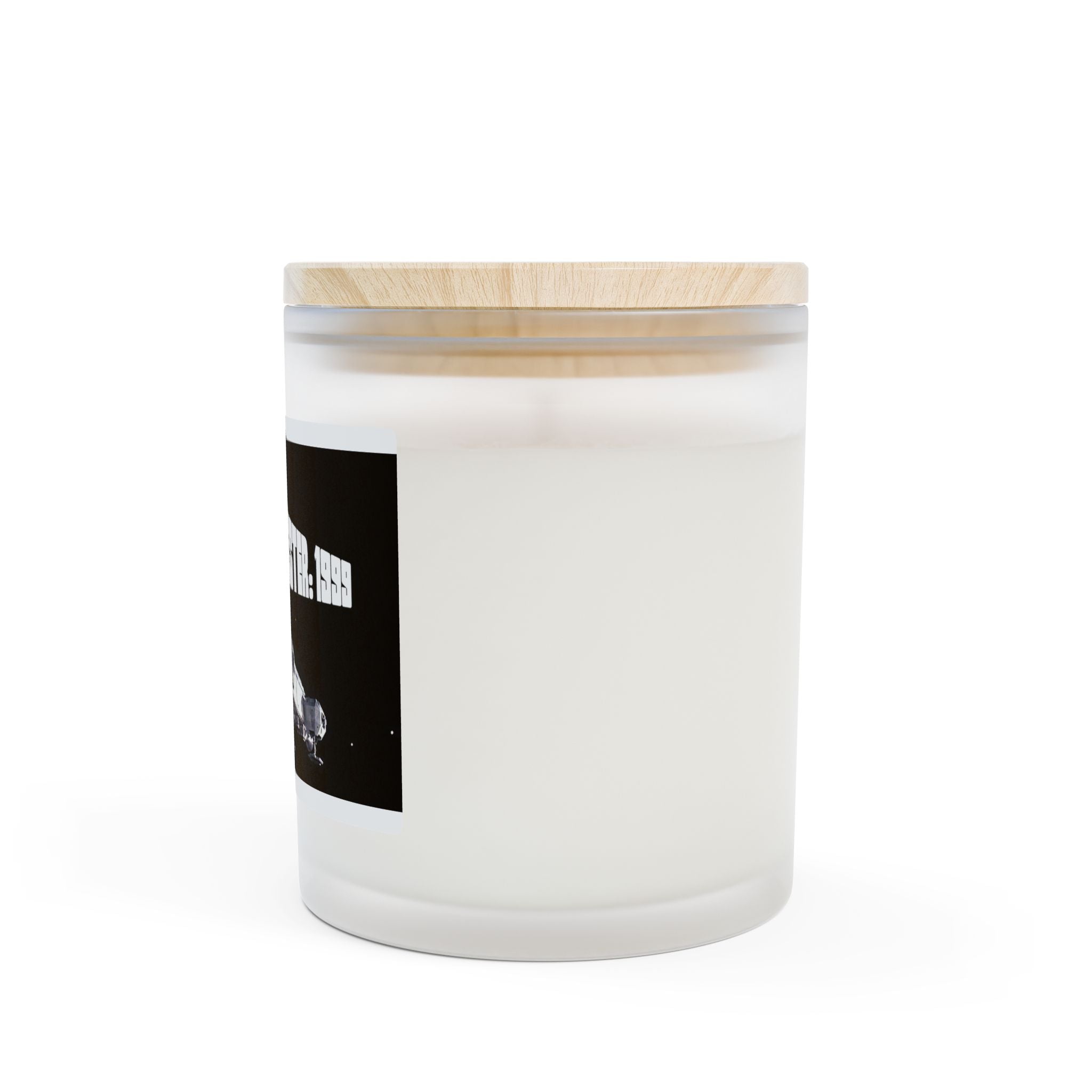 Frosted 11oz Celebration Candle — “50” Gold Anniversary Design - Style 'C'