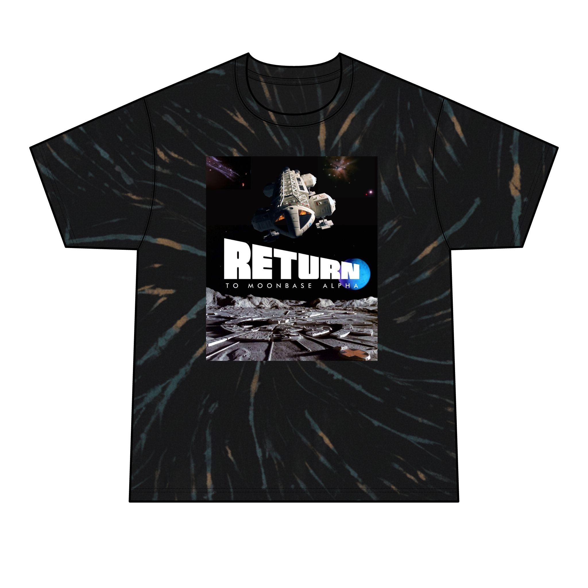 "Return to Moonbase Alpha" Limited Edition T-Shirt Roy's Tie-Dye Sci‑Fi & Space: 1999 - This Episode