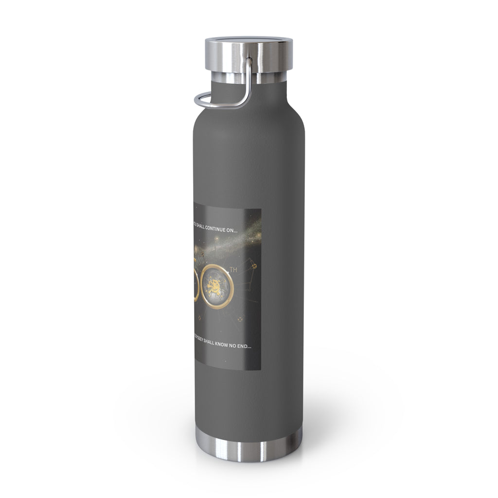 Manchester Graphic Insulated Water Bottle — 22oz Copper Vacuum Flask - Style 'C'
