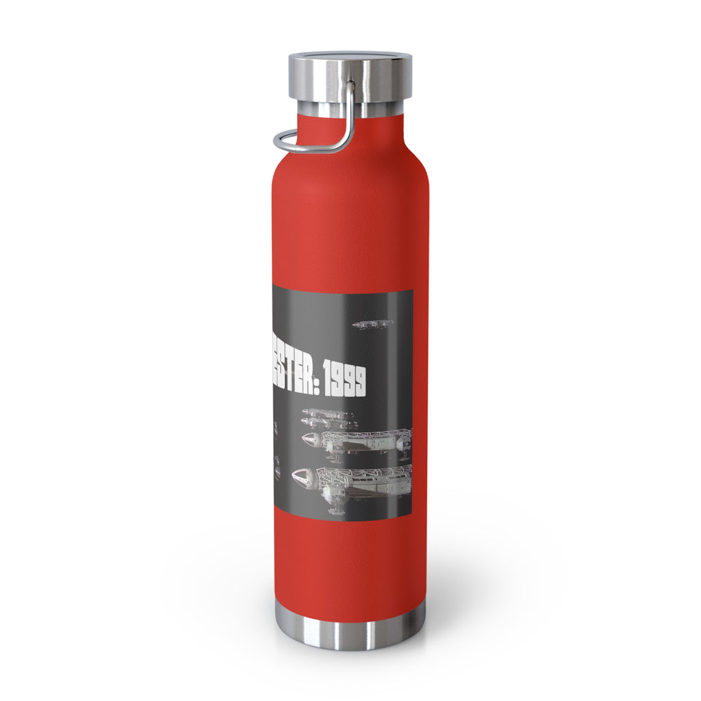 Manchester Graphic Insulated Water Bottle — 22oz Copper Vacuum Flask - Style 'B'