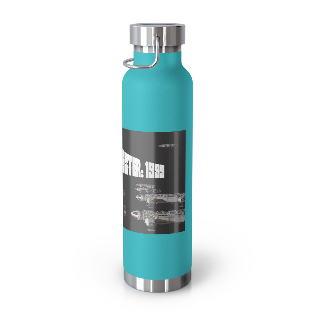 Manchester Graphic Insulated Water Bottle — 22oz Copper Vacuum Flask - Style 'B'