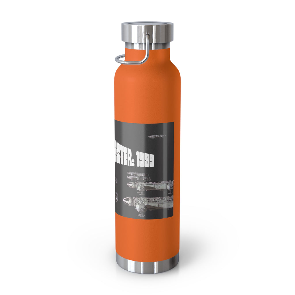 Manchester Graphic Insulated Water Bottle — 22oz Copper Vacuum Flask - Style 'B'