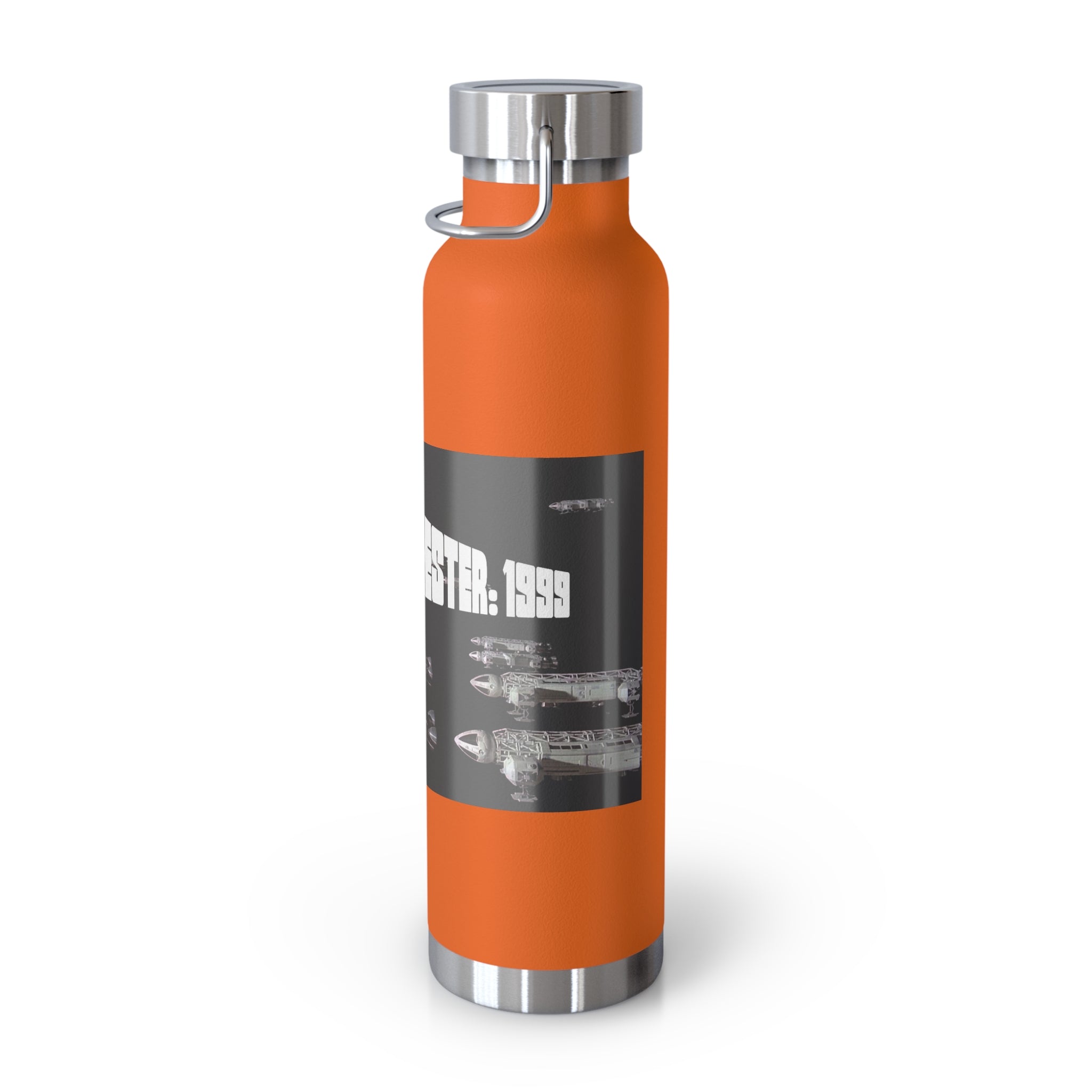 Manchester Graphic Insulated Water Bottle — 22oz Copper Vacuum Flask - Style 'B'