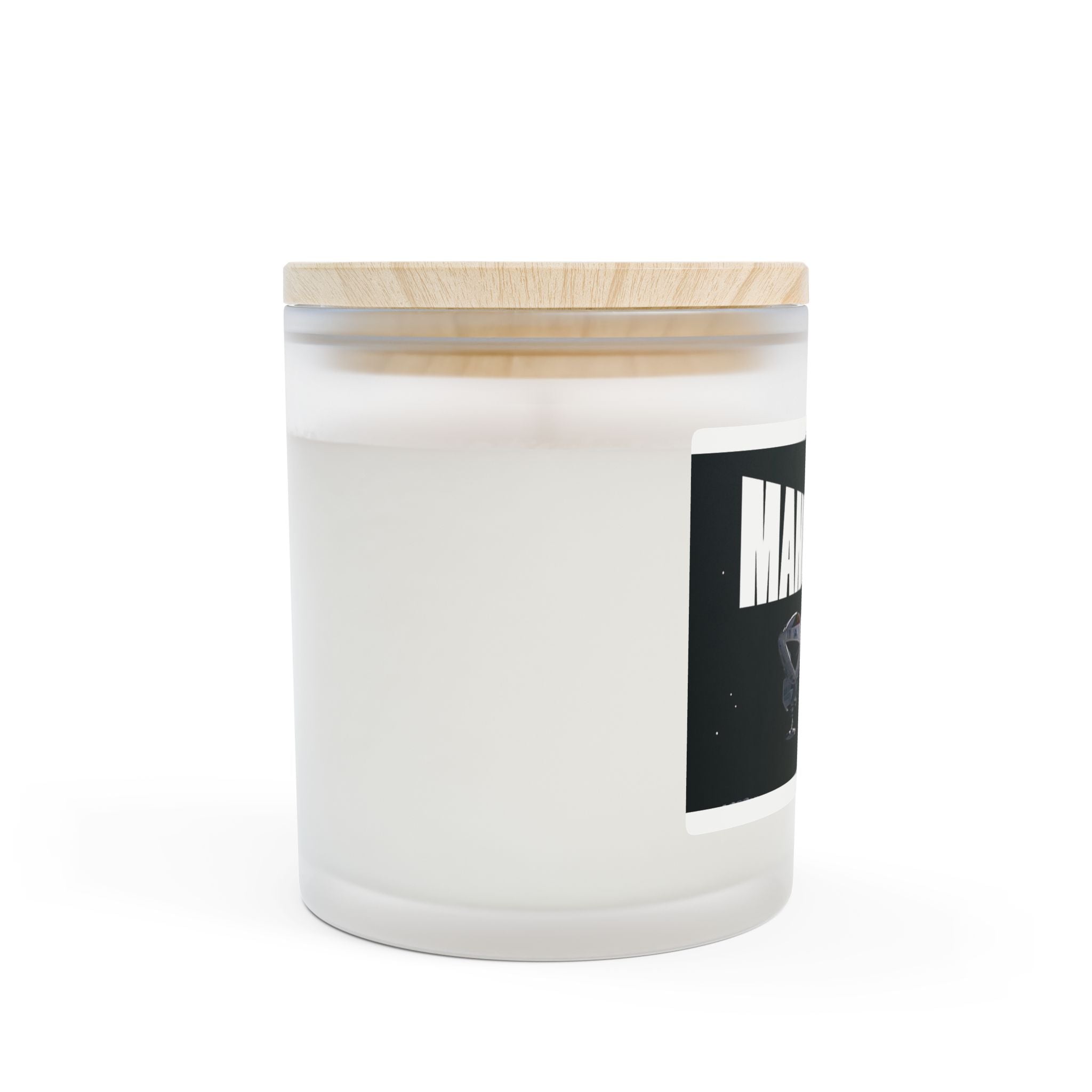 Frosted 11oz Celebration Candle — “50” Gold Anniversary Design - Style 'C'
