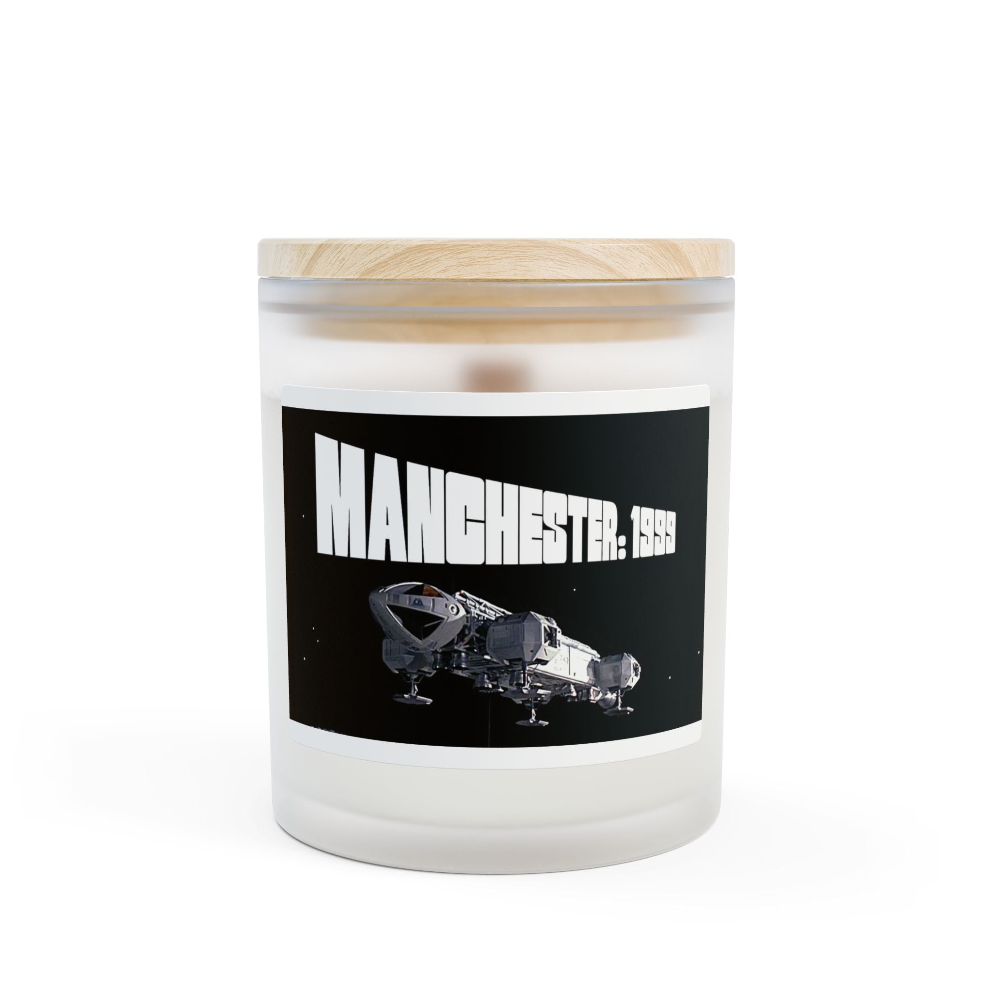 Frosted 11oz Celebration Candle — “50” Gold Anniversary Design - Style 'C'